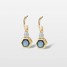 Carregar imagem no visualizador da galeria, Brinco Frasco Square Madrepérola Abalone