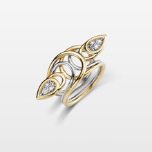 Carregar imagem no visualizador da galeria, Anel Duas Gotas