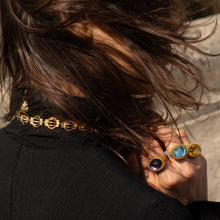 Carregar imagem no visualizador da galeria, Anel Ninho Ametista Briolê