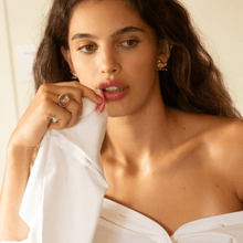 Carregar imagem no visualizador da galeria, Anel Ninho Ametista Cabuchon