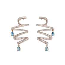 Carregar imagem no visualizador da galeria, Brinco Casulo Topazio
