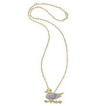 Carregar imagem no visualizador da galeria, Colar Mergulho Calcedônia