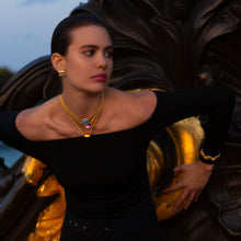 Carregar imagem no visualizador da galeria, Colar Ninho Ametista Cabuchon