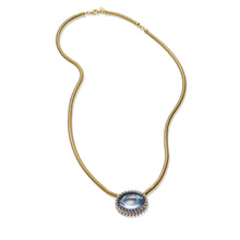 Carregar imagem no visualizador da galeria, Colar Ninho Topazio Cabuchon