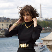 Carregar imagem no visualizador da galeria, Pulseira Escama Granada Rodolita