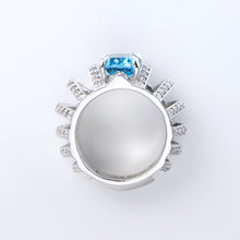 Carregar imagem no visualizador da galeria, Anel Deneuve Topazio