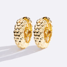 Carregar imagem no visualizador da galeria, Brinco Argola Trama Amarela
