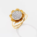 Anel Flor Aroma Diamante